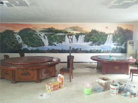 黄平墙绘-写实风景