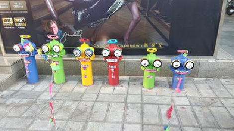 黄平商业区彩绘