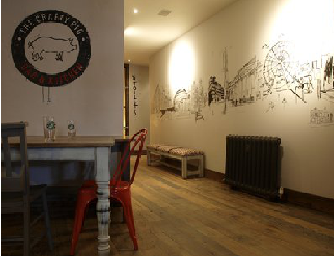 黄平教你判断手绘墙质量的好坏。