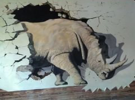 黄平在墙绘中，如何绘制3D效果？